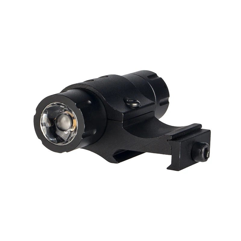 Bluejw Focuhunter Tactical Flashlight 100 Lumens, Angled Offset Mount, 20mm Rail Compatible, Handheld LED Light - Image 1